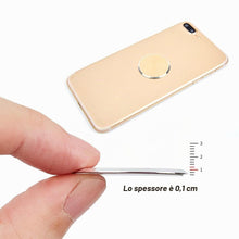 Carica l'immagine nel visualizzatore di Gallery, Confezione 4Pcs Sottili Metallo per Supporto Magnetico, Adesivo Porta Cellulare/Supporto Telefono
