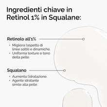 Carica l'immagine nel visualizzatore di Gallery, The Ordinary Retinol 1% in Squalane 30ml, Retinolo in Squalano, Siero retinolo anti-età ad alta concentrazione per levig