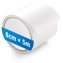 Carica l'immagine nel visualizzatore di Gallery, Nastro di riparazione per tende, 8 cm x 5 m, nastro adesivo per riparazione