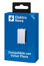 Carica l'immagine nel visualizzatore di Gallery, Elektronova Deviatore 1P 16A Bianco compatibile Vimar Plana Kit 4 Pezzi 0801