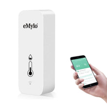 Carica l'immagine nel visualizzatore di Gallery, eMylo Termometro Igrometro WiFi con Notifiche App e 1 Anno di Archiviazione