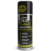 Carica l'immagine nel visualizzatore di Gallery, ENJOY TECH - Colla Extraforte Spray 400ML | Per Tessuti, Plastica, Legno, Auto e Metalli | Applicazione Permanente | Res