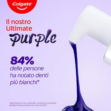 Carica l'immagine nel visualizzatore di Gallery, Colgate Max White Purple Serum 40ml, Booster Sbiancante Denti istantaneo, Sbianca istantaneamente, Formula a doppia azio