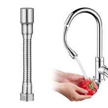 Carica l'immagine nel visualizzatore di Gallery, Prolunga Rubinetto Cucina 15cm,Rompigetto Rubinetto 360° Gradi Doccetta per lavarsi i denti e lavare il viso, lavare i c