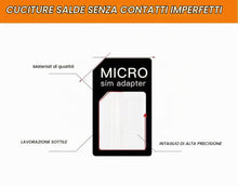 Carica l'immagine nel visualizzatore di Gallery, 4 in 1 Adattatore per Scheda SIM, 3 Set Adattatore Sim Card, Kit Adattatore per Scheda SIM Appositamente Progettato, per