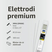 Carica l'immagine nel visualizzatore di Gallery, GYS - 12 Elettrodi in acciaio inossidabile, 316 L, MMA, Diametro 2 mm - 082359