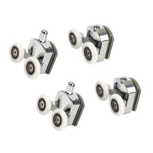 Carica l'immagine nel visualizzatore di Gallery, WeddHuis 4 Pezzi Rotelle Box Doccia Doppie 23 Mm, Resistenti E Silenziose, Per Porte In Vetro 3-6 Mm