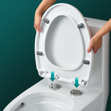 Carica l'immagine nel visualizzatore di Gallery, 2 pezzi viti per sedile del water, cerniera per copriwater fissaggio sedile WC coperchio WC coperchio in acciaio inox WC