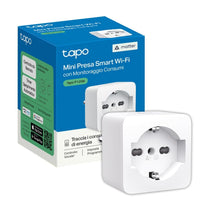 Carica l'immagine nel visualizzatore di Gallery, Tapo P125M Presa Smart Matter Italiana WiFi Energia Alexa Google