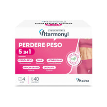 Carica l'immagine nel visualizzatore di Gallery, Vitarmonyl Integratore Vite Rossa - Metabolismo 5 Azioni in 1-40 Capsule