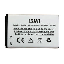 Carica l'immagine nel visualizzatore di Gallery, Batteria per Brondi Amico Prezioso/Amico Stiloso/Supplier Model BL-5C Li-ion 3.7V 800mAh 2.96Wh