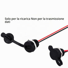 Carica l'immagine nel visualizzatore di Gallery, Greluma 5 Pz Presa impermeabile di tipo C, connettore USB C femmina per montaggio a pannello con piastra di bloccaggio d