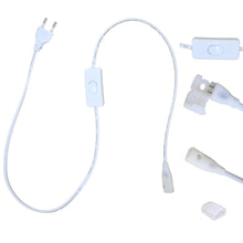 Carica l'immagine nel visualizzatore di Gallery, Connettore spina per LED COB 220 V (con interruttore), adattatore striscia LED 220 V, adattatori di alimentazione 2 pin 