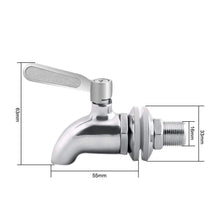 Carica l'immagine nel visualizzatore di Gallery, Vicloon Rubinetto Dispenser, 304 Acciaio Inox per Bevanda Vino Birra Bibita Acqua Fredda Succo Latte, Cromo Assemblea (1