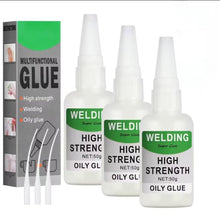 Carica l'immagine nel visualizzatore di Gallery, Flintronic Super Colla, 3 Pezzi Colla Ad Olio Ad Alta Resistenza, Colla Forte Istantanea, Per Plastica, Vetro, Lgno, Pie
