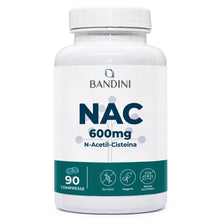 Carica l'immagine nel visualizzatore di Gallery, Bandini® NAC N-Acetil-Cisteina 600mg - 90 Compresse con Acetyl Cisteina -