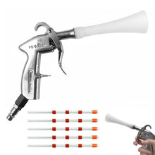 Carica l'immagine nel visualizzatore di Gallery, Pistola per Compressore Ad Aria, 6-9,2 Bar Pistola Soffiaggio Aria Compressa, con 5 Pezzi Tubo, Pistola Schiuma Lavaggio