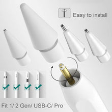 Carica l'immagine nel visualizzatore di Gallery, Punte per Punta Apple Pencil, Aggiornato Metallo Misto Apple Pencil Punte per Apple Pencil Pro/Per Apple Pencil 2 Genera