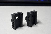 Carica l'immagine nel visualizzatore di Gallery, Duesse 2 Ganci per Zanzariere Scorrevoli Laterali – Alta Resistenza – Made in Italy – Colore Nero – Set da 2 Pezzi – Com