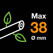 Carica l'immagine nel visualizzatore di Gallery, Fiskars Troncarami con Lame Bypass per Legno Verde, Sistema a Cremagliera PowerGear,Lame in Acciaio Temprato con Rivesti