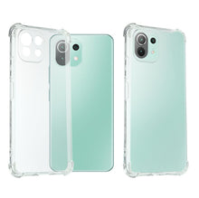 Carica l'immagine nel visualizzatore di Gallery, Cover Trasparente per Xiaomi 11 Lite 5G NE, Custodia Resistente in TPU, Anti Urto con Angoli Rinforzati, Protezione Bord