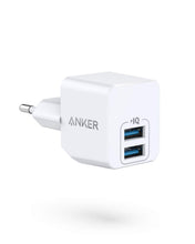 Carica l'immagine nel visualizzatore di Gallery, Anker PowerPort Mini Caricatore USB 2 Porte Compatto per Smartphone