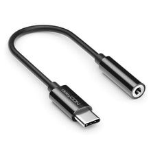 Carica l'immagine nel visualizzatore di Gallery, deleyCON USB-C a 3,5mm Audio Adattatore - DAC-Chip &amp; TRRS - USB Tipo-C Connettore a Presa Jack - Compatibile con Smartph