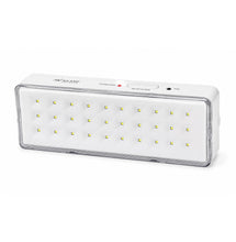 Carica l'immagine nel visualizzatore di Gallery, Silamp Lampada di Emergenza LED 3W 30 LED Solo Emergenza Bianco 200 Lumen 6400K IP20