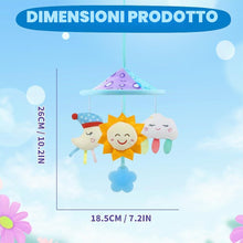 Carica l'immagine nel visualizzatore di Gallery, Giocattoli mobili per carrozzina, giocattoli per tettuccio auto, giocattoli per bambini da 0 mesi in su (cielo)