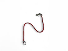 Carica l'immagine nel visualizzatore di Gallery, FLLAGG20 1X Portachiavi Block Shaft Rosso 38cm in Silicone con Moschettone