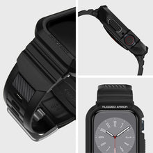 Carica l'immagine nel visualizzatore di Gallery, Spigen Rugged Armor Pro Cover con cinturino per Apple Watch 41/40/38mm