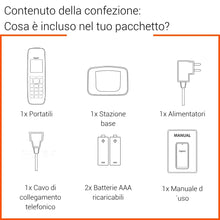 Carica l'immagine nel visualizzatore di Gallery, Gigaset Essential 320 Telefono Fisso Senza Fili, Display 1,8 Pollici, Nero