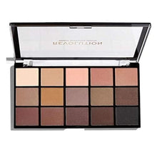 Carica l'immagine nel visualizzatore di Gallery, Revolution Reloaded Eyeshadow Palette, Basic Mattes, 15 Shades
