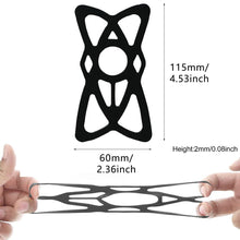 Carica l'immagine nel visualizzatore di Gallery, Kinizuxi Supporto per Telefono Moto e Bici 6pcs, Cinturini in Silicone di Ricambio, Fasce di Sicurezza in Gomma per Bici