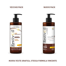 Carica l'immagine nel visualizzatore di Gallery, RestivOil Fisiologico Shampoo Nutriente per Capelli, Olio Fisiologico con Azione Idratante Protettiva e Riparatrice, per