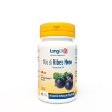 Carica l'immagine nel visualizzatore di Gallery, LongLife® Olio di Ribes Nero | Integratore ricco di omega-6 | Titolato al 14% in GLA | Supporto per le membrane cellular