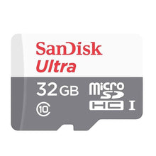 Carica l'immagine nel visualizzatore di Gallery, SanDisk Ultra microSDHC 32GB + SD Adapter 100MB/s Class 10 UHS-I