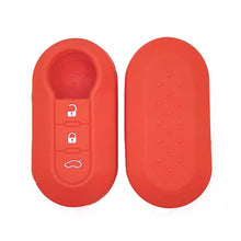 Carica l'immagine nel visualizzatore di Gallery, Cover Chiave Fiat in silicone Guscio per chiavi auto Cover chiavi auto per Fiat Panda Punto 500 Bravo Grande Doublò Cust