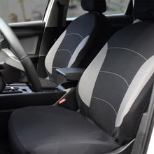 Carica l'immagine nel visualizzatore di Gallery, Set Fodere Auto Panchina Frazionabile 60/40 Nero Airbag ISOFIX