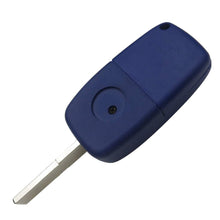 Carica l'immagine nel visualizzatore di Gallery, Guscio chiave per Fiat Panda Bravo Qubo Grande Punto Idea Stilo - 2 Tasti Blu - Plip telecomando con Lama Phonillico®
