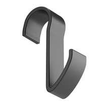 Carica l'immagine nel visualizzatore di Gallery, Sillar Ganci per termoarredo neri 8 pezzi – ganci scaldasalviette bagno senza forare, appendini termoarredo bagno, ganci