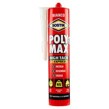 Carica l'immagine nel visualizzatore di Gallery, Bostik Poly Max High Tack Express D6118, Colla Di Montaggio E Sigillante Universale, Bianco, 440 gr, 6.8 X 4.9 X 23.1 Cm