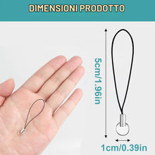 Carica l'immagine nel visualizzatore di Gallery, 50pcs Cordino Portachiavi Cordino per Cellulare Cinghie per Cellulare Polso Laccetti Cellulare Cordini Portachiavi Telef