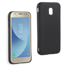 Carica l'immagine nel visualizzatore di Gallery, REY Cover in Gel TPU Nera per Samsung Galaxy J3 2017, Ultra Sottile 0,33 mm, Morbido Flessibile, Custodia Silicone