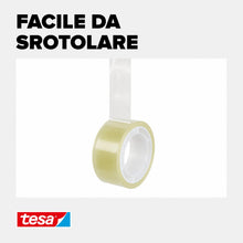 Carica l'immagine nel visualizzatore di Gallery, Tesafilm Standard - Nastro Adesivo Trasparente Multiuso per la Casa, L'Ufficio e la Scuola, 66 m x 15 mm - Confezione da