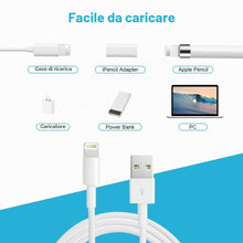 Carica l'immagine nel visualizzatore di Gallery, flintronic Adattatore Ricarica per Apple Pencil 1a, Connettore Adattatore per Apple Pencil (Bianco)