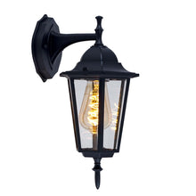 Carica l'immagine nel visualizzatore di Gallery, Portalampada da Giardino Wall Light E27 da Muro, Nera