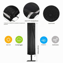 Carica l'immagine nel visualizzatore di Gallery, Coperture per Ombrellone Impermeabile, Copertura Dell'Ombrello Cover con Zip,Traspirante 210D Oxford Coperture per Paras