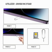 Carica l'immagine nel visualizzatore di Gallery, Lmyzcbzl Strumento Rimozione della Scheda SIM, 17 PCS Perno di Espulsione Vassoio di Carte SIM, Strumenti per la Rimozio