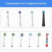 Carica l'immagine nel visualizzatore di Gallery, Porta Spazzolino Elettrico (Nero),Adattabile Agli iO ed EB,Supporto Universale con Cappuccio Antipolvere per Testina del